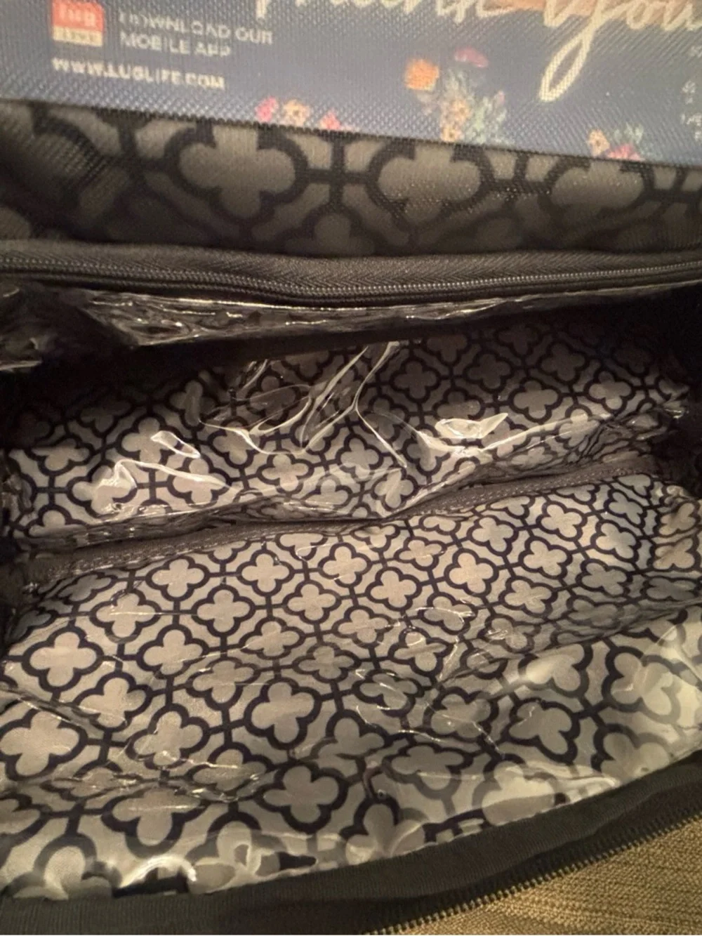 Lug Trolley XL Butterfly Grey New *read*